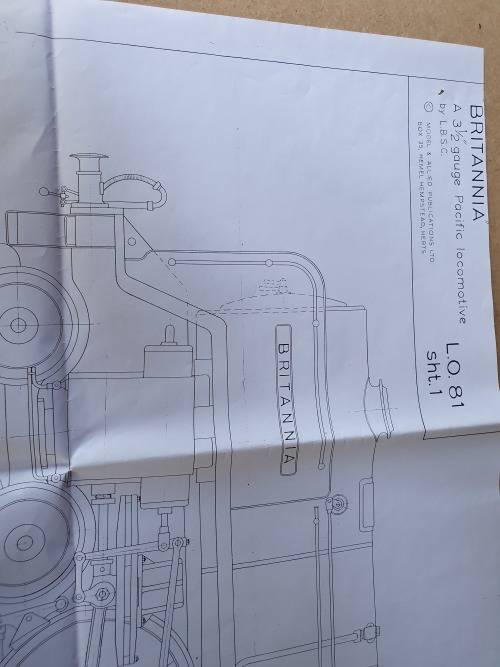Live Steam 3 1/2` Gauge Britannia Locomotive, Model Engineering