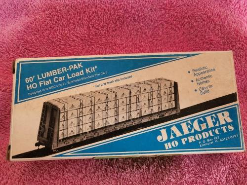 Sawmill Lumber Load for Flat Car
