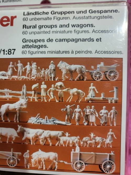 Preiser Rural Groups and Wagons