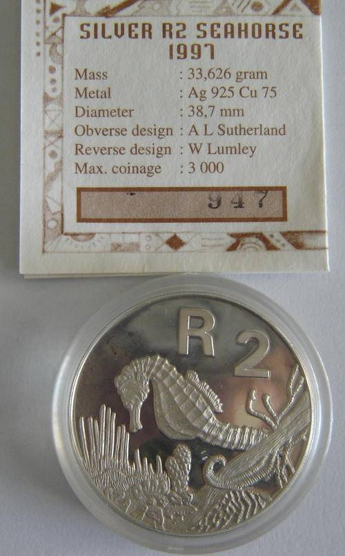 1997 Silver R2 Proof Set : Cat Val R700.00