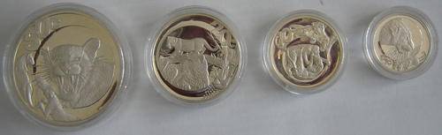 2000 Proof Silver Wildlife Series "Leopard" in velvet lined case Cat Val R2,000.00