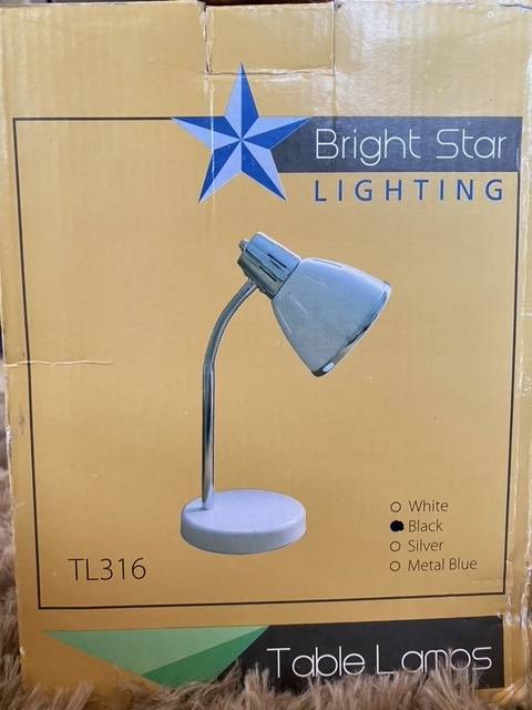 Black Bright star lighting Table Lamp