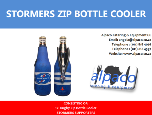 RUGBY ****Bottle Cooler Neoprene - *** STORMERS***