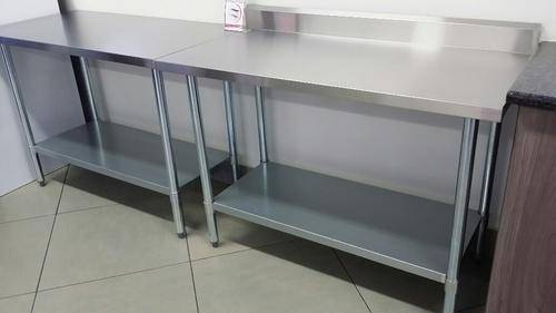 Stainless Steel Industrial Tables Plain Top Imported 1.2M EEZI PACKAGING*