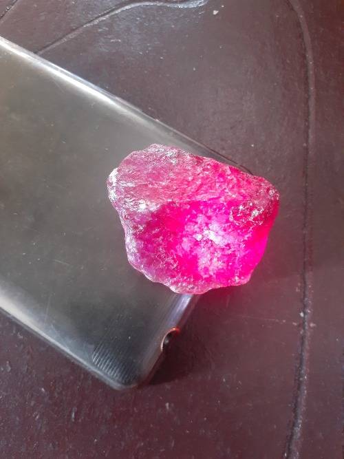 Natural untreated rough ruby 59.62 grams