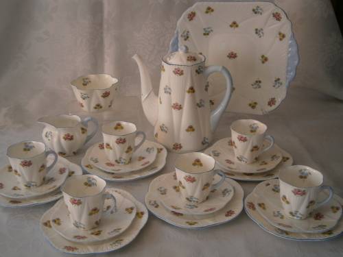 Shelley fine bone china Coffee Set - 22 pieces