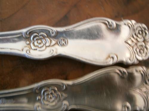 Set of 30 silver  plated cutlery