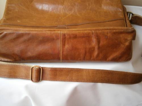 Genuine Leather  Shoulder Laptop bag