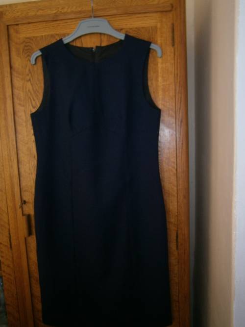 Navy Blue Wool dress