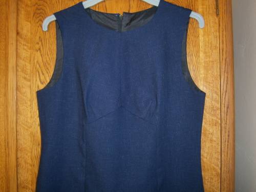Navy Blue Wool dress
