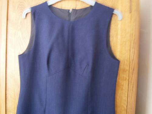 Navy Blue Wool dress