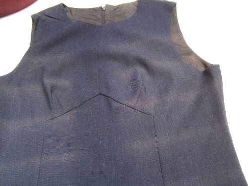 Navy Blue Wool dress