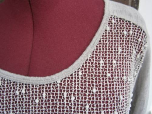 Lovely Tunic /Blouse with lace and sequins in size - M-L