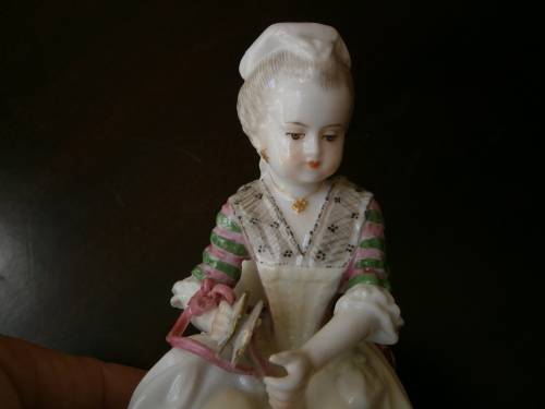 Chelsea porcelain figurine