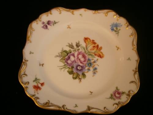 Dresden Hand painted  Porcelain  Plate