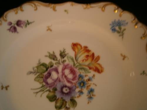 Dresden Hand painted  Porcelain  Plate