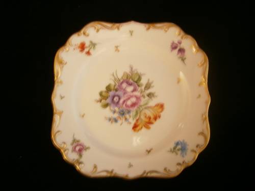 Dresden Hand painted  Porcelain  Plate