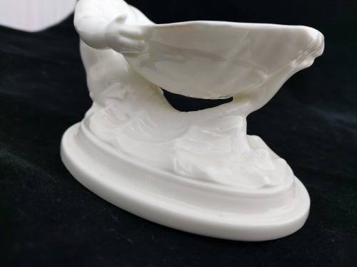 Royal Worcester Blanc De Chine Marine Themed Salt Dishes