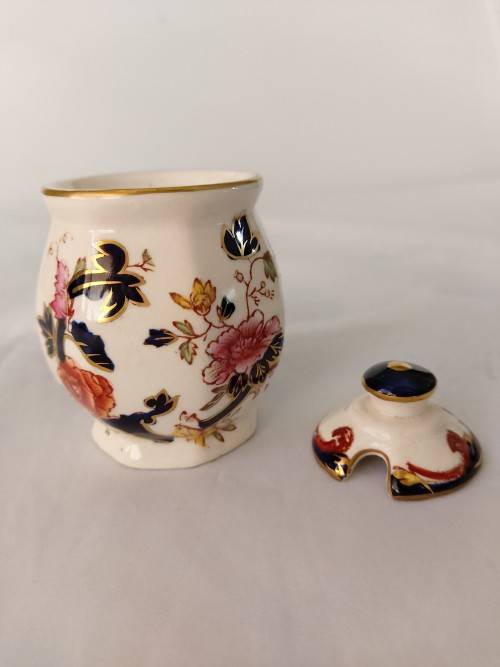 Mason`s `Mandalay`  Mustard Pot with lid