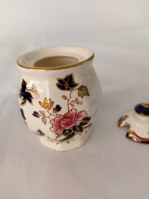 Mason`s `Mandalay`  Mustard Pot with lid