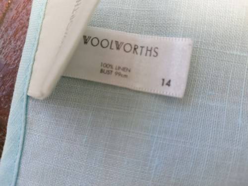 100% Linen Dress by Woolworths