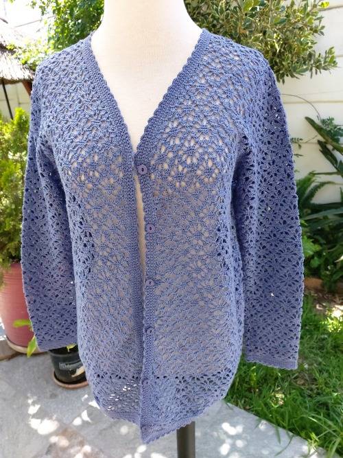 Hand crocheted  Cardigan #2