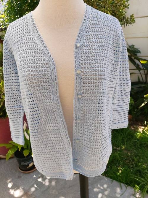 Hand crocheted Cardigan