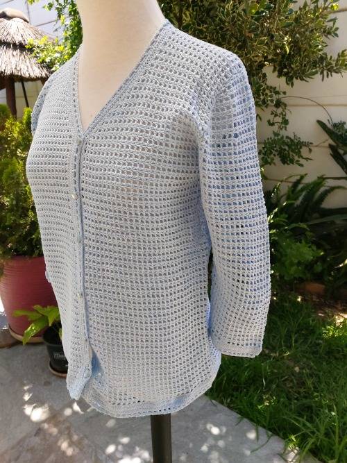 Hand crocheted Cardigan
