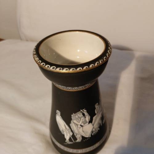 Cauldon Vase and dish