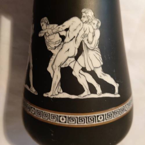 Cauldon Vase and dish