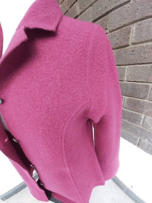 Boiled Wool Cardigan