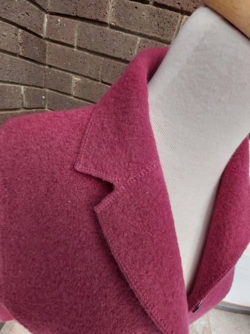 Boiled Wool Cardigan