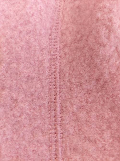 Boiled Wool Pink Coat by Concept UK