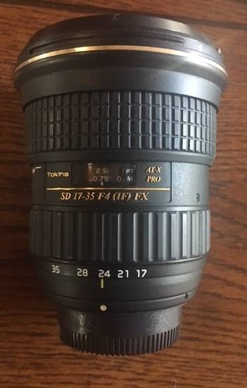 Tokina 17-35mm f/4 AT-X Pro FX Lens Nikon fit