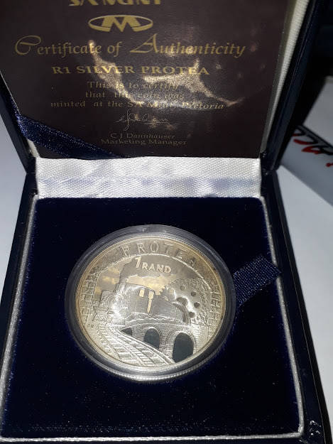 1995 Proof Silver Protea R1