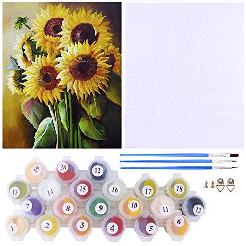 Painr By Numbers - Sunflowers- FREE DELIVERY