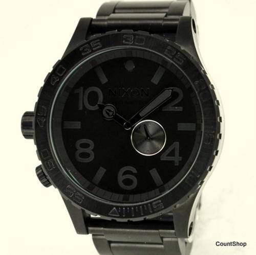 Nixon Men's 51-30 Series A057 All Black | 47-54mm | NEW