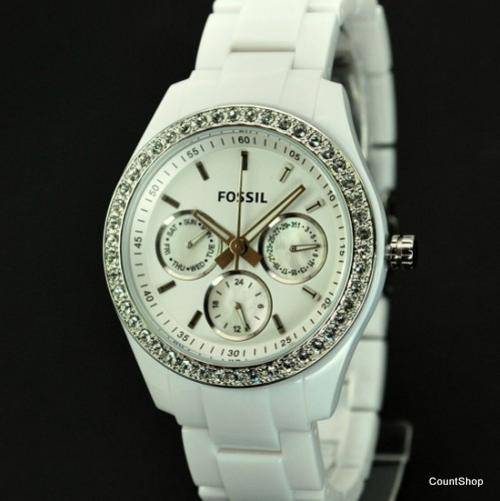 Fossil Stella Multifunction White Dial ES1967 | NEW