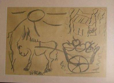 Stunning original F. Claerhout .....painting size 42 x 59.5cm.....in mint condition