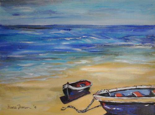 "Sunshiny Day" Original Marie Theron....300 x 400 mm...