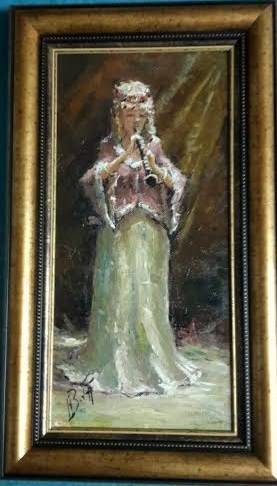 Stunning Original Adriaan Boshoff  Jr. oil 190 x 400 mm....Framed...SPECIAL!!! CHRISTMAS GIFT