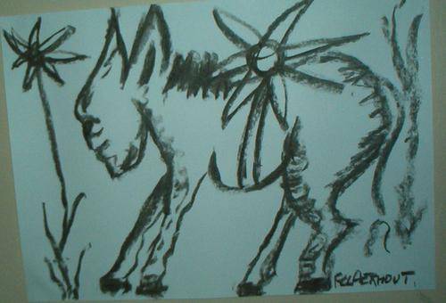 Stunning Original Claerhout Donkey   A4