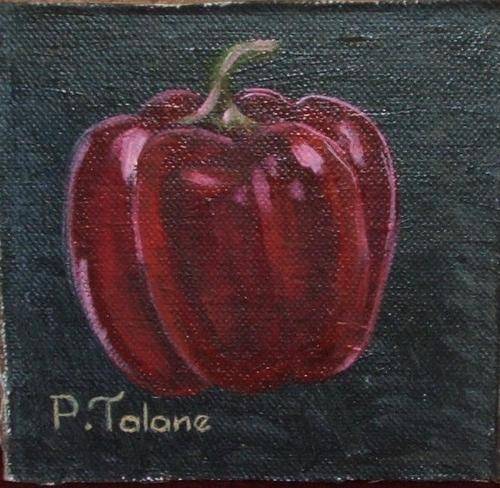 Stunning Original P.Talane.....oil on canvas on board.....120 x 120 mm...(2)