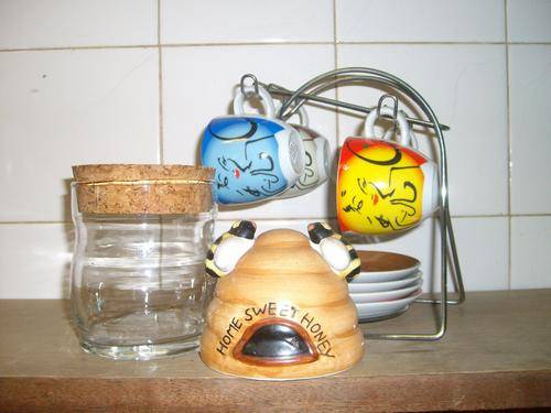 Espresso Set with jar and ornament