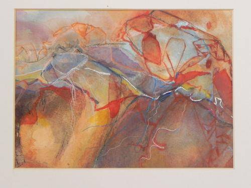 Ilona Petzer : blue bottle abstract