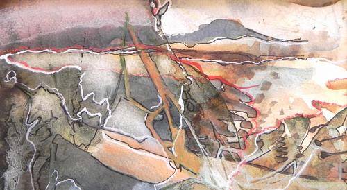 Ilona Petzer : landscape abstract