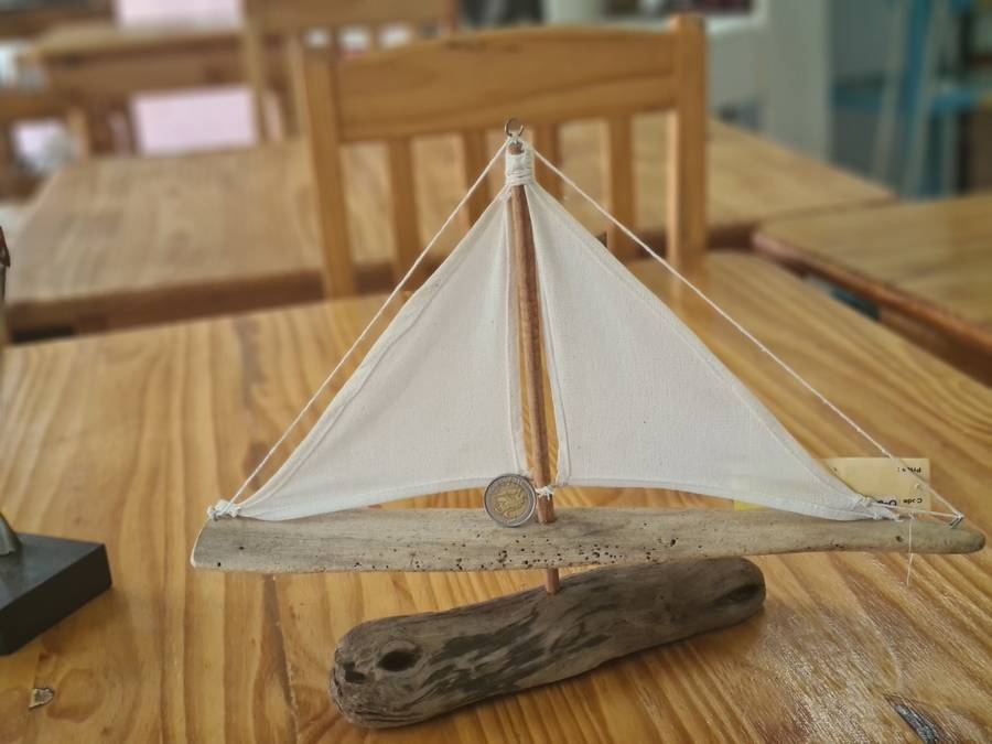 Driftwood Sailboat