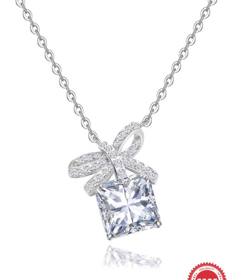 S925 silver Necklace with gift pendant