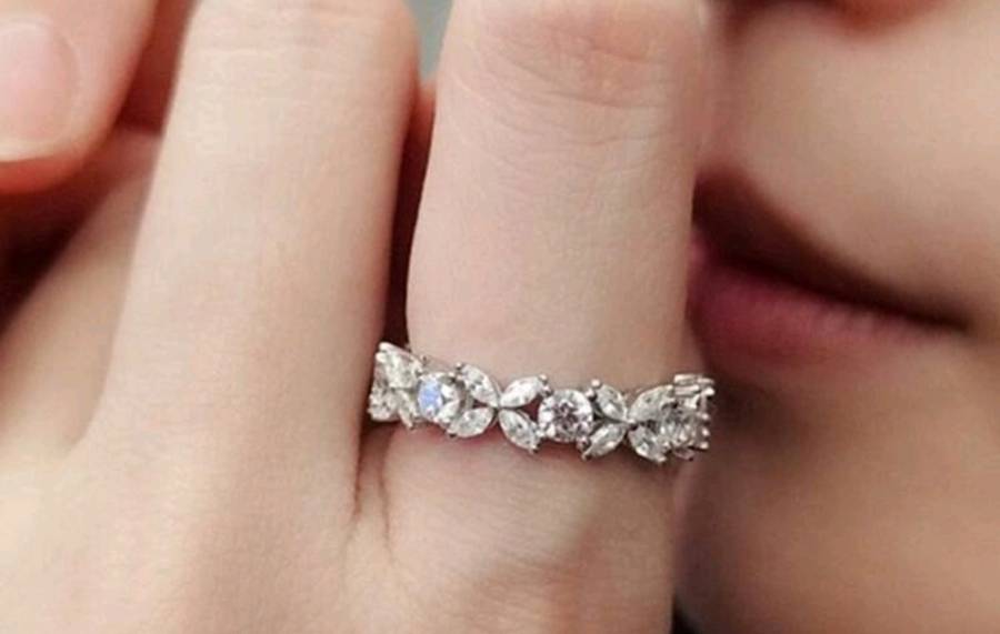 S925 Sterling Silver Cubic Zirconia ring