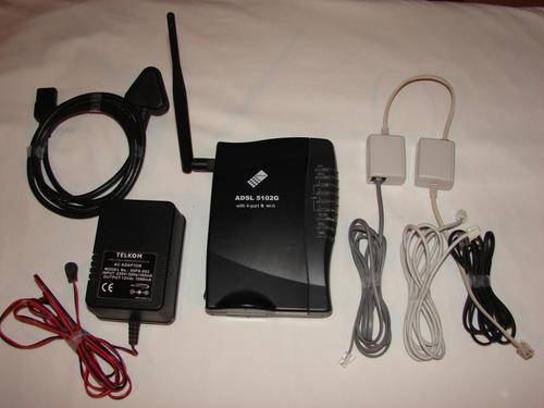 Telkom ADSL 5102G ROUTER with 4-port & Wi-Fi